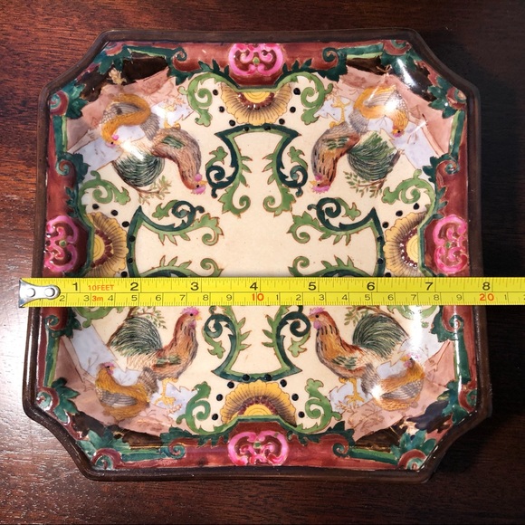 1975-2000 Vintage Hua Ping Tang Zhi Porcelain Plate. - Picture 6 of 7